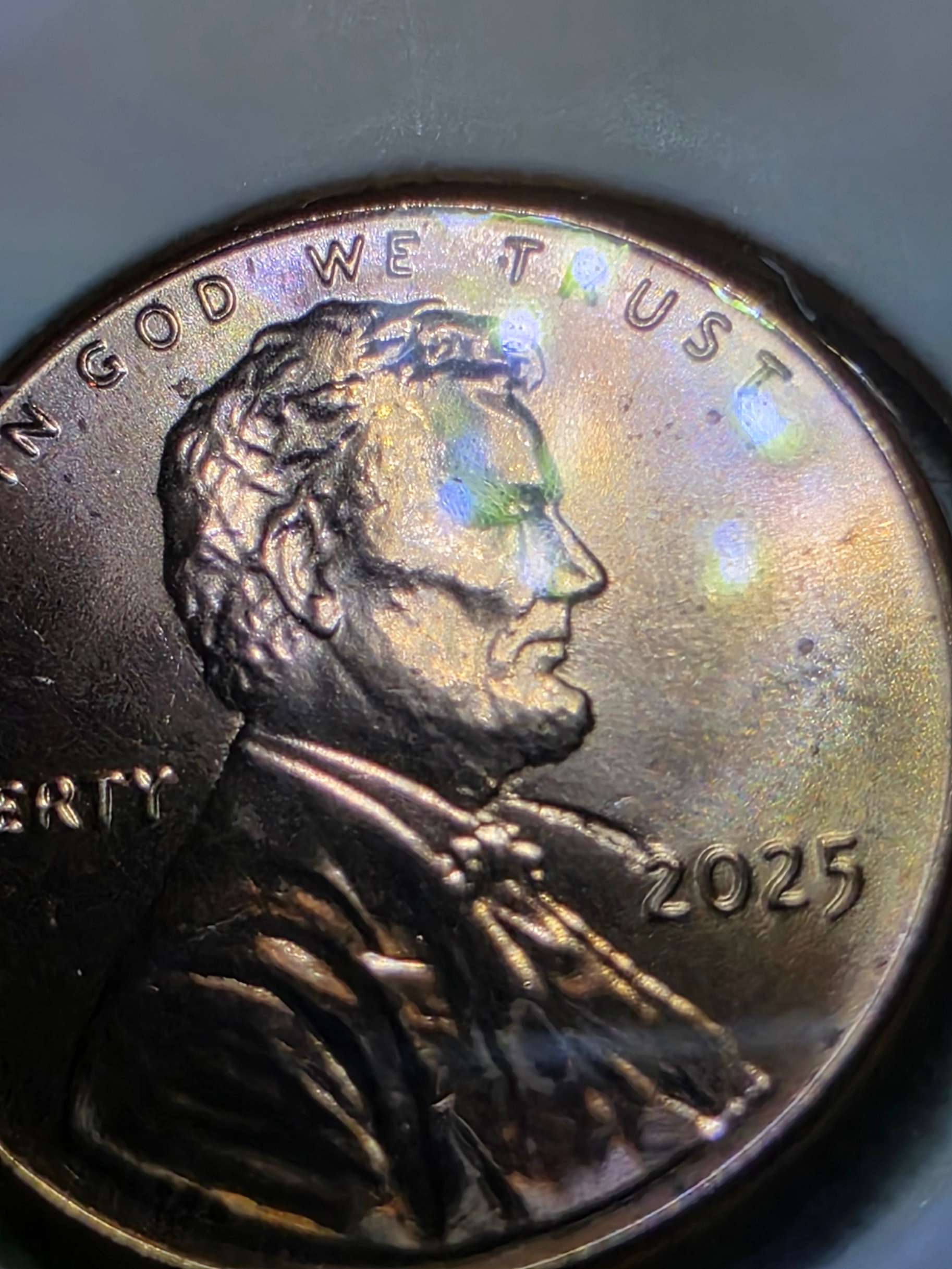 2025-P-Penny-From-New-Roll-With-What-I-Think-Are-Cud-Errors.-I-Have-More-Than-1-Of-These.
